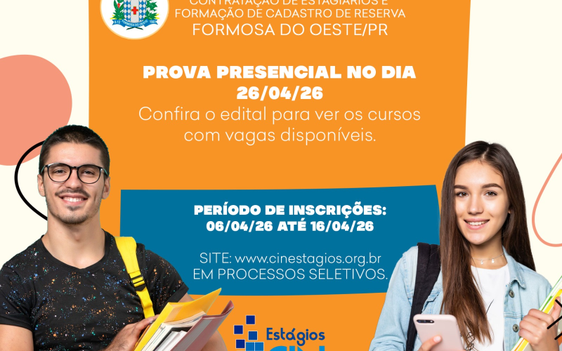 Processo Seletivo para Contratação de Estagiários