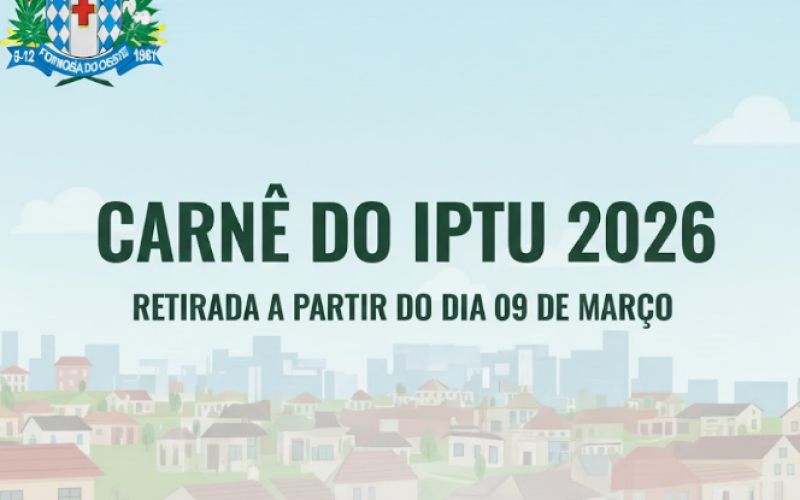 Calendário de vencimentos do IPTU 2026